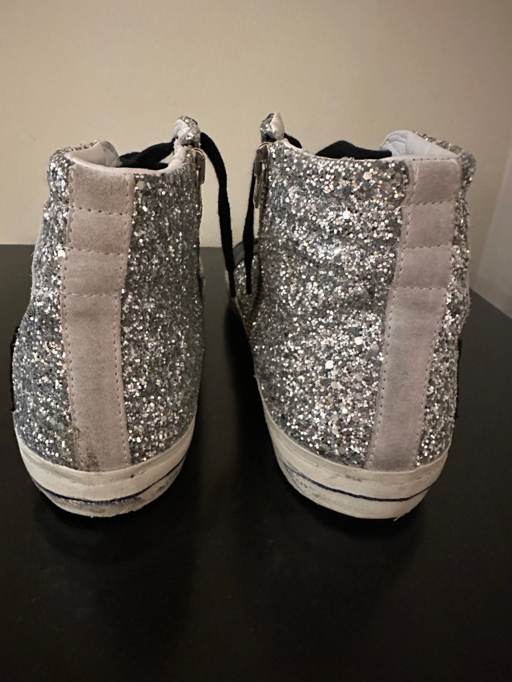 Golden Goose Glitter High Top Sneakers - Picture 4 of 11
